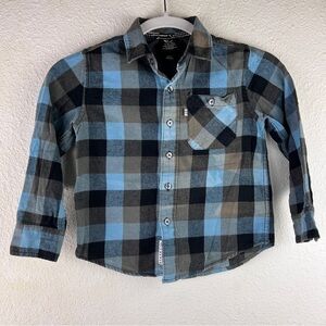 SHAUN WHITE Boys Size XS Long Sleeve Button down shirt. 100% Cotton Flannel.